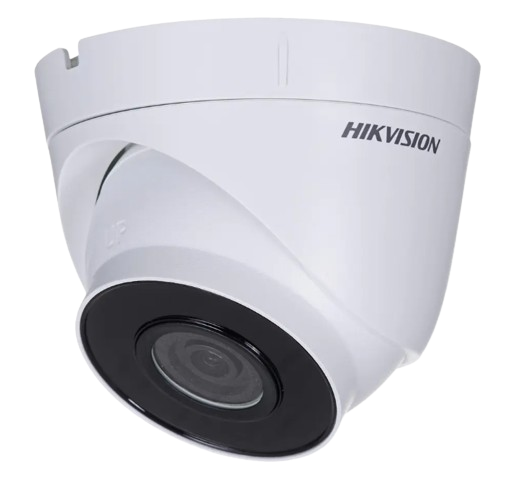 CÁMARA IP. DOMO/TURRETA DE 4MP. HIKVISION CON LENTE 2.8 mm / IR 30 MTS / WDR 120 DB / INTERIOR EXTERIOR / IP67 / HIK-CONNECT P2P. H.265+ / POE / ONVIF. #Hikvision #Ip #Tecnología