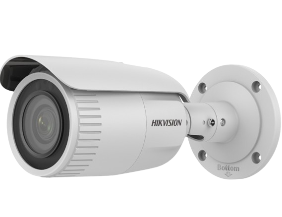 CÁMARA IP BULLET DE 5MP. HIKVISION CON LENTE VARIFOCAL MOTORIZADA DE 2,8 A 12mm. PARA UNA FÁCIL INSTALACIÓN Y MONITOREO. USO INTERIOR & EXTERIOR. #HIKVISION