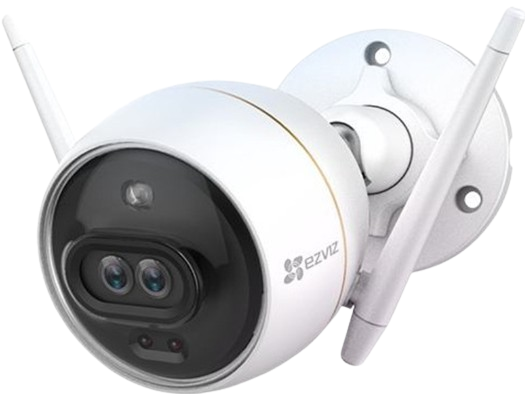 ﻿CÁMARA EZVIZ TIPO MINI BULLET IP CON RESOLUCIÓN DE 2MP. DOBLE LENTE CON AI/ VISIÓN A COLORES EN OSCURIDAD/ NOTIFICACIONES EN APP AL DETECTAR PERSONAS O VEHÍCULOS/ GRABACIÓN EN NUBE / AUDIO DE DOS VÍAS.﻿