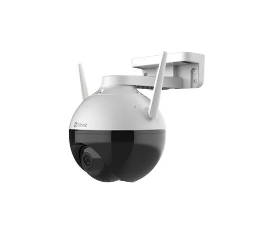 ﻿CÁMARA EZVIZ MINI PT. IP. DE 2MP./ EXTERIOR IP65 CON MOVIMIENTO PANORÁMICO/INCLINACIÓN/ WI-FI / DETECCIÓN HUMANA CON TECNOLOGÍA IA/ SEGUIMIENTO INTELIGENTE/ VISIÓN NOCTURNA A COLORES/ 360°/ NOTIFICACIONES/ MICROSD HASTA 256GB.﻿