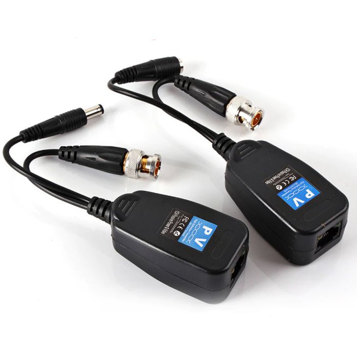 CONECTOR DE VIDEO BALUN RJ45 - 1MP./2MP./3MP./4MP, 5MP & 8MP. FULL HD.