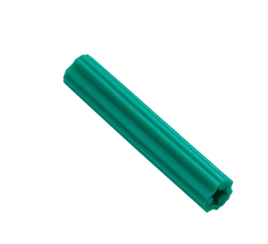 TACOS DE 1/4 X 1.1/2 COLOR VERDE. #MaterialesDeConstrucción #FijacionesSeguras #AccesoriosDeMontaje #SolucionesDeAnclaje #TacosDeAltaCalidad #ConstrucciónEficiente #FijacionesVerdes