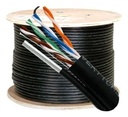 [MGM-CABLE-CAT6-POR PIES-EXTERIOR] CABLE CAT 6 100% COBRE EXTERIOR POR PIES COLOR NEGRO