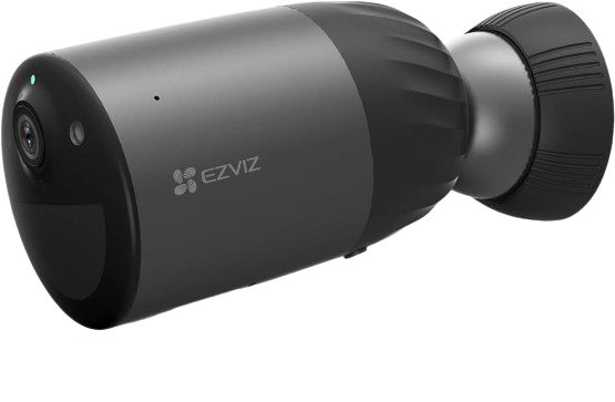 EZVIZ CS-BC1C - CÁMARA IP. INALÁMBRICA CON BATERÍA RECARGABLE (CERO CABLES) / COLORES EN OSCURIDAD / 2 MEGAPÍXEL / SIRENA Y ESTROBO / ALERTAS DE AUDIO PERSONALIZABLE / USO EN EXTERIOR / GRABACIÓN EN LA NUBE ALMACENAMIENTO INTERNO. #CamaraInalambrica #VisionNocturna #SmartHome #CamarasDeSeguridad #SeguridadEnElHogar