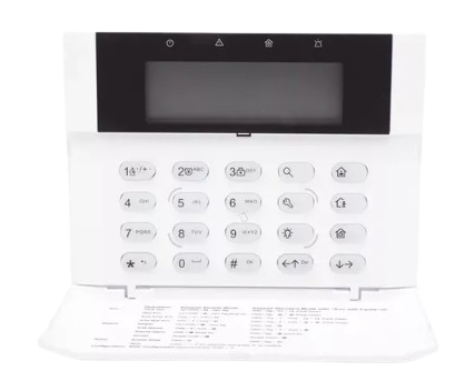 TECLADO LCD CON LECTOR DE TAG INTEGRADO / BUS SPEED-X / 2 ENTRADAS DE ALARMA Y 1 SALIDA / COMPATIBLE CON PANELES AX HYBRID PRO. #Hikvision #AlarmasInalambricas #SeguridadHikvision #PanelesDeAlarma #InnovaciónEnSeguridad #HikvisionLatam