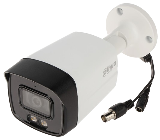 CÁMARA ANÁLOGA BULLET DE 2 MP. DAHUA. ILUMINADOR LED DUAL INTELIGENTE + FULL COLOR / LENTE DE 2.8 MM / 107 GRADOS DE APERTURA. MICRÓFONO INTEGRADO 40 Mts. DE ILUMINACIÓN IR Y VISIBLE WDR REAL DE 130 DB IP67.#Dahua #Seguridad #VOLDH #NOV