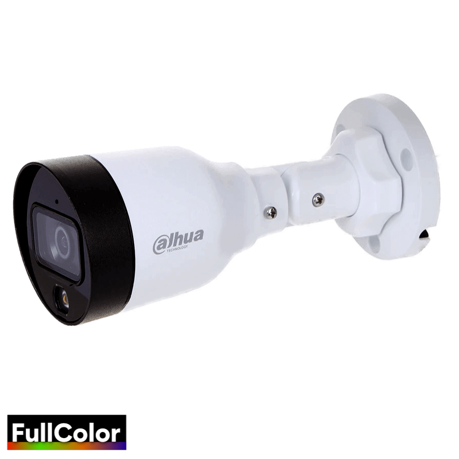 CÁMARA IP BULLET DAHUA DE 4MP. FULL COLOR/ LENTE DE 2.8mm. 95 GRADOS DE APERTURA/ 15 Mts DE ILUMINACIÓN CON LUZ VISIBLE/ H.265+/ WDR de 120 dB.