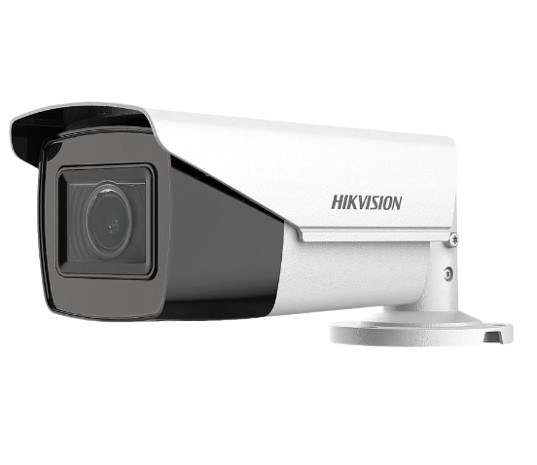 CÁMARA ANÁLOGA BULLET DE 5MP. VARIFOCAL MOTORIZADA. CAMERA LENTE DE 2.7 A 13.5 mm.  DISTANCIA DE 40 Mts. (IP67) #Hikvision #Seguridad #Motorizada