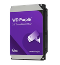 [WD64PURZ] DISCO DURO DE 6TB PARA VIDEO VIGILANCIA. WESTERN DIGITAL PURPLE SURVEILLANCE HARD DRIVE 5400RPM 3.5" 256MB.