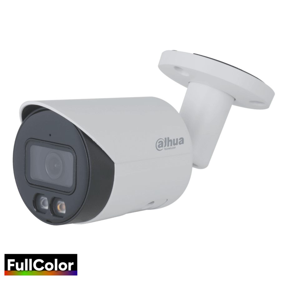 DAHUA DH-IPC-HFW2449SP-S-IL-0280B - CÁMARA IP. BULLET DE 4MP. DAHUA CON ILUMINADOR DUAL INTELIGENTE+FULL COLOR / WIZSENSE / LENTE DE 2.8MM / 95 GRADOS / MICRÓFONO INTEGRADO 30 MTS DE IR Y LUZ VISIBLE / METAL RANURA MICROSD HASTA 265GB. WDR 120DB / SMD PLUS / POE. #Dahua #CámaraIP #DH_IPC_HFW2449SP_S_IL_0280B #Seguridad #Vigilancia #FullColor #IluminaciónDual #Tecnología