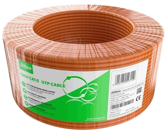 DAHUA DH-PFM922I-6UN-C-100 - CABLE UTP CAT6. ALEACIÓN O BOBINA DE 100 MTS / CCA DAHUA (CONTENIDO DE COBRE 22%–31%) COLOR NARANJA / IDEAL PARA VIDEO Y REDES. #Dahua #CableUTPCAT6 #DH_PFM922I_6UN_C_100 #RedesDeAltaVelocidad #PowerOverEthernet #CableDeRedProfesional #TecnologíaDahua