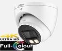 CÁMARA ANÁLOGA DOMO EYEBALL 4K. FULL COLOR/ 8MP. LENTE DE 2.8 mm/ 106 GRADOS DE APERTURA/ MICRÓFONO INTEGRADO/ 40 Mts. DE ILUMINACIÓN/ IMÁGENES A COLORES 24/7. SÚPER ADAPTABLE/ WDR DE 120 dB.