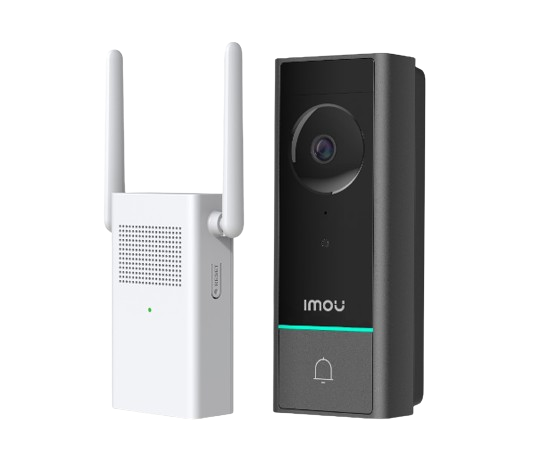 KIT TIMBRE INALAMBRICO IMOU *DB60 (FRENTE DE CALLE) CON RESOLUCIÓN DE 5MP. AUDIO DOBLE VIA ALMACENAMIENTO LOCAL / IP65 Y *DS21(TIMBRE) CON PARLANTE MULTI TONOS. #Imou #SeguridadHogar App