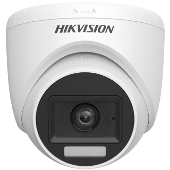 CÁMARA HIKVISION DOMO TURRET HÍBRIDO INTELIGENTE DE 3K(5MP). IR 20 METROS LENTE DE 2.8mm/  INT/EXT. MICRÓFONO INCORPORADO/ DWDR/ IP67.