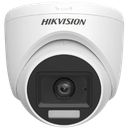 CÁMARA HIKVISION DOMO TURRET HÍBRIDO INTELIGENTE DE 3K(5MP). IR 20 METROS LENTE DE 2.8mm/  INT/EXT. MICRÓFONO INCORPORADO/ DWDR/ IP67.