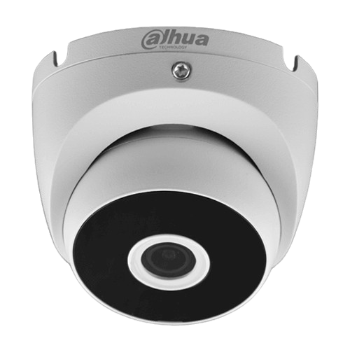 CÁMARA ANÁLOGA DAHUA DOMO DE 2MP. LENTE 2.8mm/ 82° DE APERTURA/ MICROFONO INTEGRADO/ IR DE 20 METROS/ METÁLICA/ IP67/ SOPORTA: CVI/TVI/AHD/CVBS.