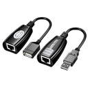 EXTENSOR USB A RJ45 HASTA 150 PIES DE DISTANCIA.