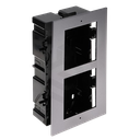 HIKVISION DS-KD-ACF2 - BASE DE 2 ESPACIOS PARA EMPOTRAR MÓDULOS DE VIDEOPORTEROS. #Hikvision #DSKDACF2 #VideoporteroHikvision #Intercomunicador #SoporteHikvision #InstalaciónSegura #TecnologíaHikvision #SolucionesdeSeguridad #Intercom2Módulos #HikvisionPanamá