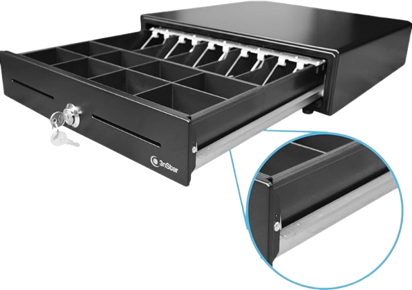 CAJA O GAVETA DE DINERO 3NSTAR METÁLICA CON MICROSWITCH 410X420MM #PuntoPost #3Nstar #Dinero #LoNuevo