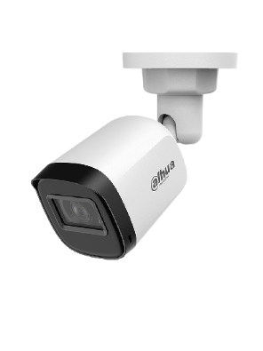 CÁMARA ANÁLOGA BULLET DE 2MP. DAHUA 80° DE APERTURA/ LENTE DE 2.8mm/ IR DE 30 Mts/ SERIE COOPER/ IP67/ TVI/ AHD & CVBS.