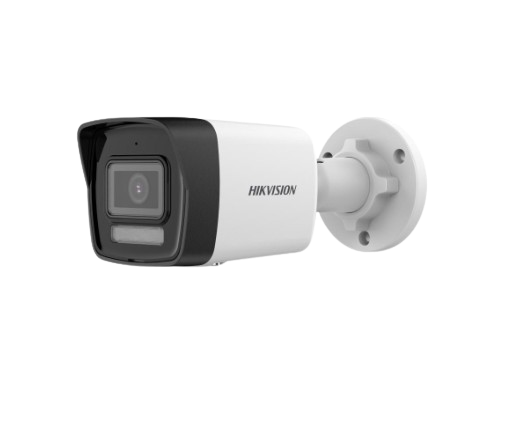 CÁMARA IP BULLET DE 4MP. LENTE FIJO DE 2.8 mm. ACUSENSE LITE DETECCIÓN DE MOVIMIENTO EN HUMANOS Y VEHÍCULOS MICRÓFONO INTEGRADO / 30 MTS IR EXIR 2.0 / EXTERIOR IP67 / WDR 120 DB / POE / ONVIF / MICROSD. #HIKVISION #HYBRID