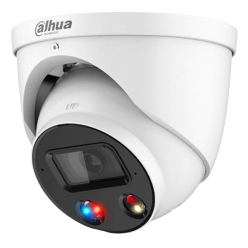 CÁMARA IP. DOMO TIOC DE 5 MP. WIZSENSE LENTE DE 2.8 mm. ÁNGULO DE 101° ILUMINADOR DUAL SIRENA / ESTROBO AZUL Y ROJO. CON DISUASIÓN ACTIVA / SMD 4.0 MICRÓFONO INTEGRADO RANURA MICROSD / IP67 / POE.  #Lonuevo #Lotop	#CámaraIPDomo5MP #VideovigilanciaAvanzada #SeguridadInteligente #TecnologíaDahua #FullColor #DetecciónInteligente #SeguridadPerimetral