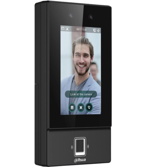 DAHUA DHI-ASI6214S-D - CONTROL DE ACCESO CON RECONOCIMIENTO FACIAL / PANTALLA DE 4.3¨ CÁMARA 2MP. 6.000 USUARIOS / 6.000 ROSTROS / 6.000 CONTRASEÑAS / 6.000 / HUELLAS DACTILARES. #Dahua #ControlDeAcceso #ReconocimientoFacial #SeguridadBiométrica #TerminalFacial #AccesoInteligente #Biometría #SeguridadCorporativa