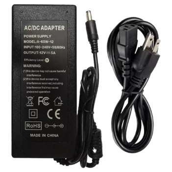 MGM MGM-AD-5AMP-CS - TRANSFORMADOR 12V. / 5 AMPERIOS - MARCA MGM. #Transformador12V #FuenteDePoderMGM #MGMAD5AMP #SeguridadElectrónica #AccesoriosCCTV #TecnologíaMGM