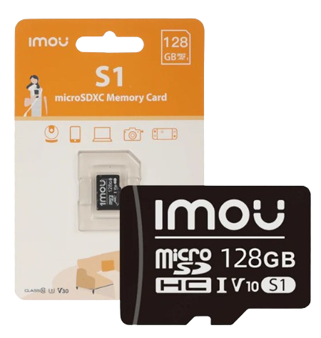 TARJETA MICRO-SD IMOU DE 128GB, CLASE 10, VELOCIDAD UHS CLASE U3, 95MB/S LECTURA - 38MB/S ESCRITURA.#Imou #MemoriasMicroSD  #MicroSDAltaCapacidad #MicroSDParaCámaras