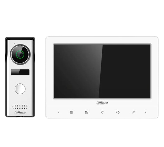 DAHUA DH-KTA02M - KIT DE VIDEOPORTERO ANALÓGICO CON FRENTE DE CALLE METÁLICO Y CÁMARA DE 1.3 MP. DWDR E IR AUTOMÁTICO. INCLUYE MONITOR TFT DE 7". ENTRADA Y SALIDA DE AUDIO / SOPORTE PARA BOTÓN DE SALIDA. IDEAL PARA SEGURIDAD Y COMODIDAD. #Dahua #Videoportero #DHI_KTA02M #Seguridad #ControlDeAcceso #Vigilancia #Tecnología