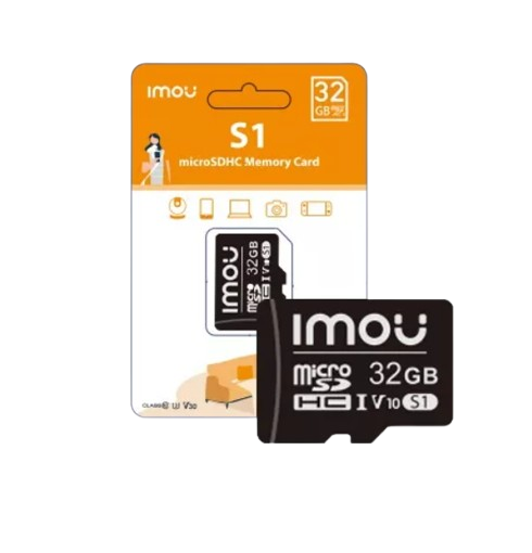 IMOU MICROSD-ST2-32-S1 - TARJETA MICRO-SD IMOU DE 32GB, CLASE 10, VELOCIDAD UHS CLASE U3, 95MB/S LECTURA - 38MB/S ESCRITURA. #Imou #MemoriasMicroSD #MicroSDAltaCapacidad #MicroSDParaCámaras