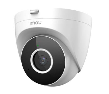 IMOU 	IPC-T42EN-C-0280B-IMOU - CÁMARA IMOU DOMO/TURRET DE 4MP. METÁLICA / LENTE 2.8mm. WIFI RJ45 / RANURA PARA MICRO SD. MICRÓFONO INCORPORADO DETECCIÓN DE MOVIMIENTO Y PERSONAS. #Imou #SeguridadHogar