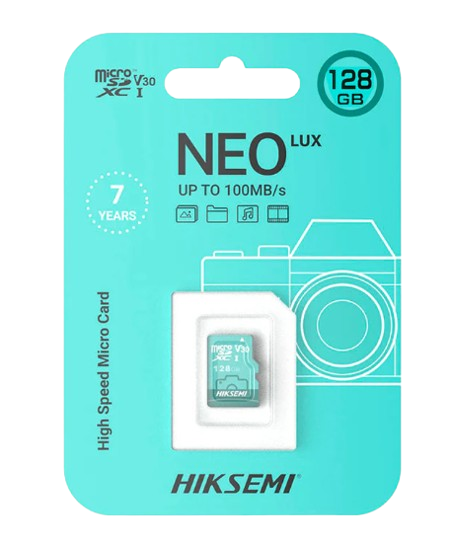 HIKSEMI HIKSEMI-MICROSD-128GB - MEMORIA MICRO SD DE 128GB HIKSEMI NEO LUX. #HIKSEMI #MicroSD128GB #AlmacenamientoRápido #MemoriaClase10 #TecnologíaHIKSEMI #TarjetaMicroSD
