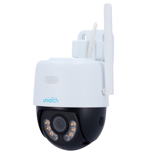 UNIARCH UN-UHO-P1A-M5F4D - CÁMARA IP. WIFI PT / 5 MP. / LENTE FIJA 4MM / LEDS IR 30 MTS / MICRÓFONO INTEGRADO. #VigilanciaExterior #Seguridad #UNUHO-P1A-M5F4D #Cámara5MP #VisiónNocturna #AudioBidireccional #IP66