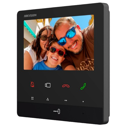HIKVISION DS-KH6110-WE1  - MONITOR IP. DE INTERIOR CON PANTALLA TÁCTIL DE 4.3" Y ALIMENTACIÓN POE / CONTROL Y VISUALIZACIÓN REMOTA A TRAVÉS DE LA APP HIK-CONNECT / DISEÑO COMPACTO Y MODERNO, FUNCIONES PERSONALIZABLES CON 4 ICONOS PROGRAMABLES PARA UN USO MÁS PRÁCTICO. #Hikvision #VideoporteroIP  #Seguridad #EstacionInteriorIP
