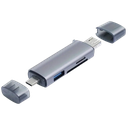 MGM MGM-HUB-USB-3E-NEGRO - LECTOR DE TARJETAS UNIVERSAL OTG DE ALTA VELOCIDAD 5-1 PARA COMPUTADORA, ANDROID, TELÉFONO MÓVIL / TIPO C / CAMARA MULTIUSOS Y UNIDAD FLASH USB. #LectorDeTarjetasOTG #USB3 #TipoC #AccesoriosTecnológicos #MGMTech #GadgetsPanamá