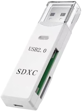 LECTOR DE TARJETAS USB DOS EN UNO MICROSD Y SD ENTRADA A USB
