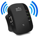 MGM MGM-REPETIDOR-WIFI-NEGRO AMPLIFICADOR DE SEÑAL WIFI MOMOTER - 300MBPS 2.4GHZ, PENETRACIÓN FUERTE, COMPATIBLE CON 35 DISPOSITIVOS, 4 MODOS, CONFIGURACIÓN FÁCIL 1-TAP, PUERTO ETHERNET, ENCHUFE US, IDEAL PARA HOGAR, OFICINA, CAFETERÍA. #RepetidorWiFiMGM #AmplificadorDeSeñal #WiFiParaElHogar #WiFi300Mbps #MGMTech #RedEstable