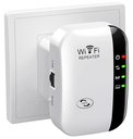 AMPLIFICADOR DE SEÑAL WIFI MOMOTER - 300MBPS 2.4GHZ, PENETRACIÓN FUERTE, COMPATIBLE CON 35 DISPOSITIVOS, 4 MODOS, CONFIGURACIÓN FÁCIL 1-TAP, PUERTO ETHERNET, ENCHUFE US, IDEAL PARA HOGAR, OFICINA, CAFETERÍA (copia)