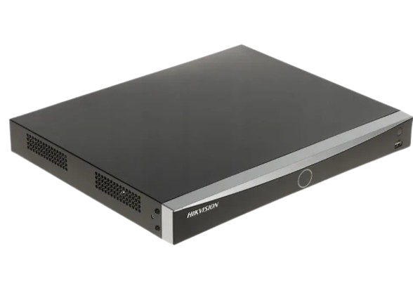HIKVISION DS-7616NXI-K2 - NVR DE 12MP. (4K) / 16 CANALES IP. / ACUSENSE (EVITA FALSAS ALARMAS) RECONOCIMIENTO FACIAL / 2 BAHÍAS DE DISCO DURO / HDMI EN 4K / SIN PUERTOS POE+ / ALARMAS I/O. #Hikvision #DS7616NXIK2 #NVRHikvision #AcuSense #GrabadorIP #VideovigilanciaPanama #SeguridadInteligente #CamaraIP #SeguridadElectrónica #HikvisionLatam