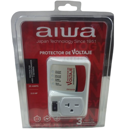 AIWA AWCRVBX22BA01 - PROTECTOR DE VOLTAJE 220V. AC / 15AMPS / PROTEGE TUS DISPOSITIVOS ELECTRÓNICOS DE POSIBLES DAÑOS CAUSADOS POR PICOS DE VOLTAJE. #AIWA #AireAcondicionadoAIWA #AIWA2025 #SplitAIWA #AireInverterAIWA #ClimatizaciónAIWA #AiresResidenciales #TecnologíaAIWA #MGMDistribuidor