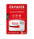 AIWA AWCRVBX3E01 - PROTECTOR DE VOLTAJE / 120V. AC / TRIPLE TOMA / 15 AMPS. #AIWA #ProtectorDeVoltaje #SeguridadElectrica #ProtecciónAIWA #TripleSalida #VoltajeSeguro #ProtegeTusEquipos #PicosDeVoltaje #ElectrónicaAIWA #AiwaPanama #SolucionesAIWA