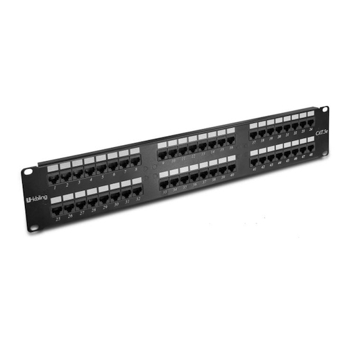 ﻿PATCH PANEL DE 48 PUERTOS / CAT 5 . 2U﻿