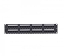 PATCH PANEL DE 48 PUERTOS / CAT 6 . 2U