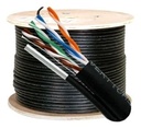 [MGM-CABLE-CAT6-100%E] CABLE CAT 6 100% COBRE EXTERIOR COLOR NEGRO / 4 PARES/ 0,50MM *2*4/ 305 ,METROS (1000PIES)