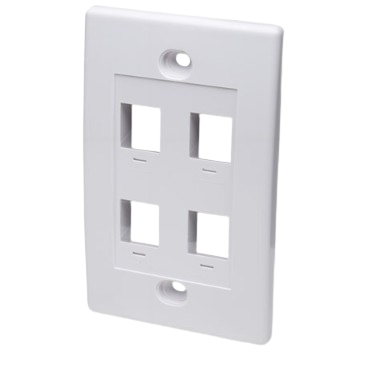 FACEPLATE DE 2 PUERTOS PARA REDES RECTANGULAR MARCA MGM #MGM #Redes #Proyectos #Faceplat