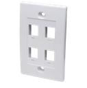 FACEPLATE DE 2 PUERTOS PARA REDES RECTANGULAR MARCA MGM #MGM #Redes #Proyectos #Faceplat