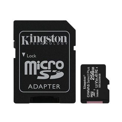 MICRO SD CLASE10 DE 256GB. KINGSTON - CANVAS SELECT PLUS.