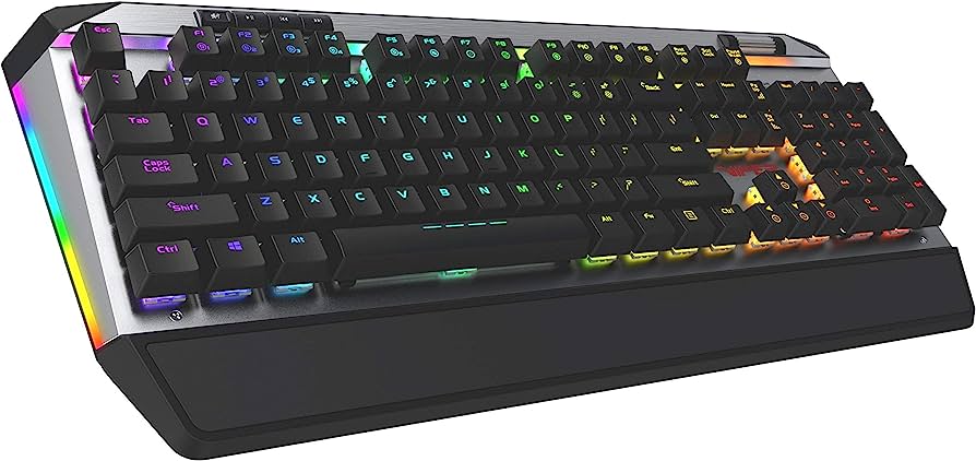 VIPER GAMING V765 / TECLADO MECANICO GAMING RGB / SWITCH KAILH BOX / RESISTENTE AL AGUA / TECLAS MULTIMEDIA.