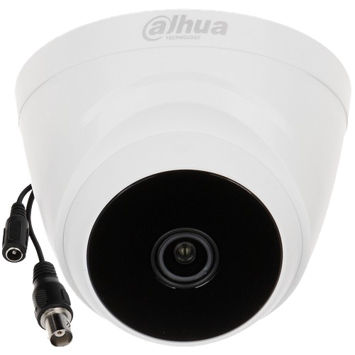 CÁMARA DOMO DAHUA EYEBALL DE 2MP. SMART IR 2.8MM - 20 METROS/ PLASTICA/ LENTE FIJA DE 2.8mm/ USO INTERIOR/ CVI/TVI/AHD/CBVS.